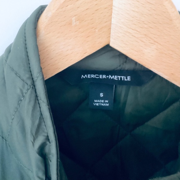 Mercer+Mettle Quilted Full Zip Men’s Jacket S Townsend Green Water-repellent - Picture 7 of 13